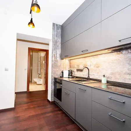 Inpoint 2-Bedrooms Apartment With Private Garden And Free Parking Краків Екстер'єр фото